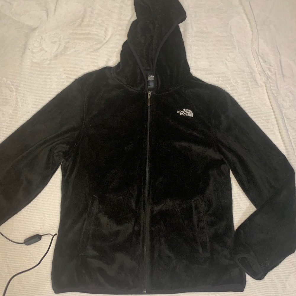 Black fuzzy north face